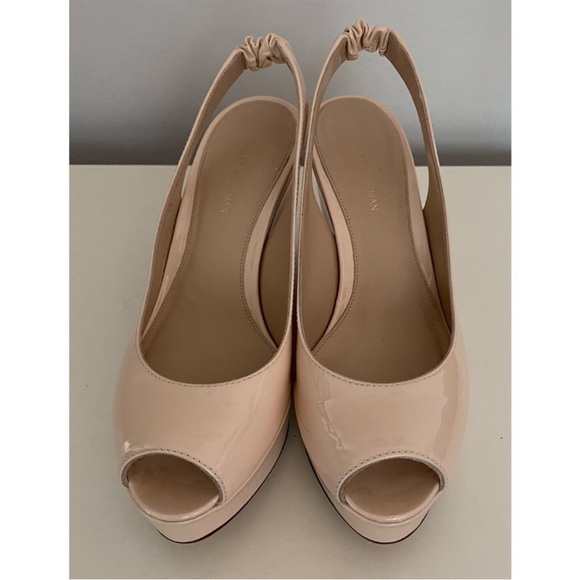 Stuart weitzman patent leather wedge sandals - Picture 5 of 8